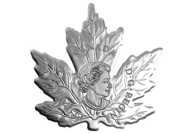 Canadian Maple Leaf Shaped  coin collectible - Main Image 2