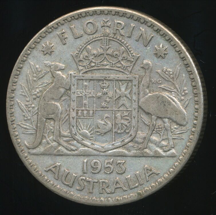 1953 Florin  coin collectible - Main Image 2