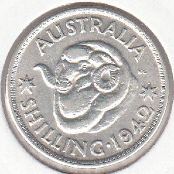 1942 Shilling  coin collectible - Main Image 2
