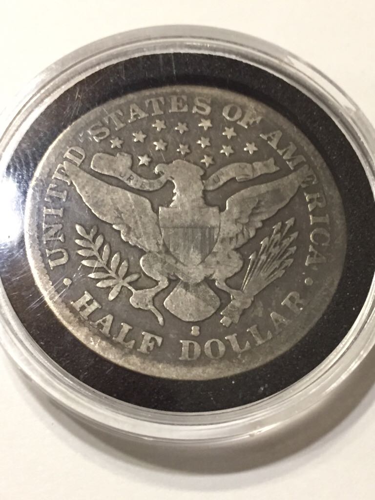 1894-S Barber Half Dollar  coin collectible - Main Image 2