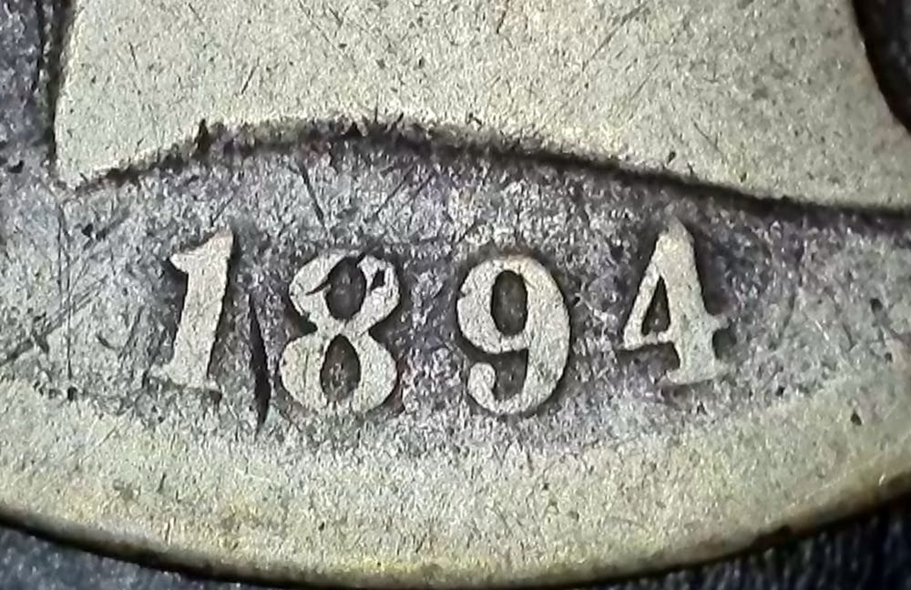 1894-S Barber Half Dollar  coin collectible - Main Image 3