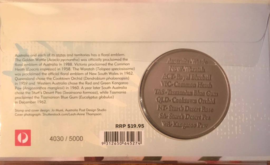 Floral Emblems  coin collectible - Main Image 2