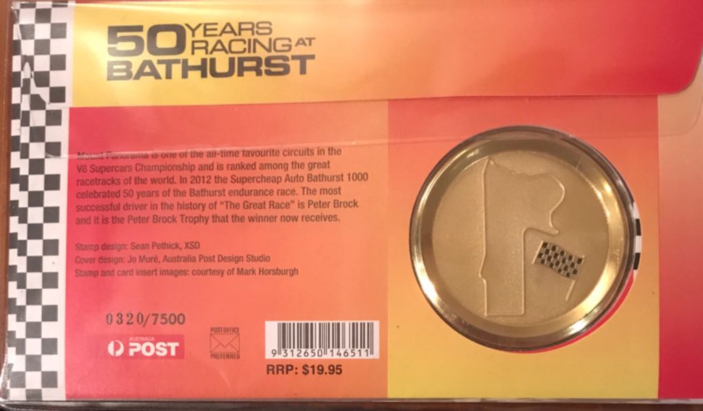 50 Years Of Bathurst  coin collectible - Main Image 2