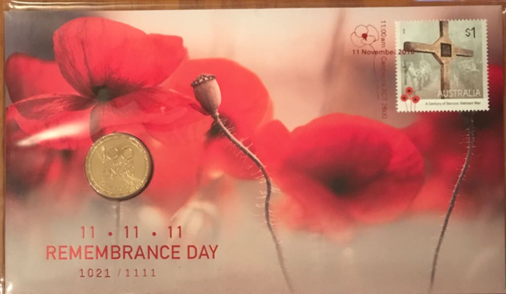 Rememberence Day PNC  coin collectible - Main Image 2