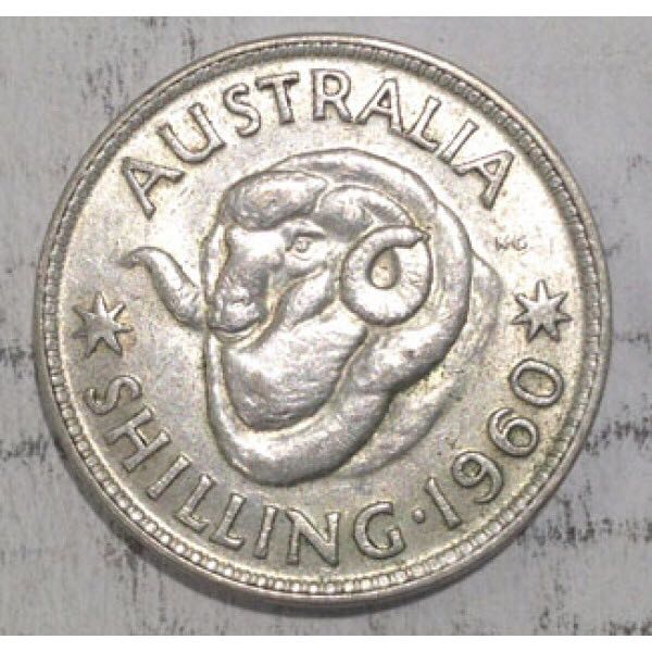 1960 Shilling  coin collectible - Main Image 2