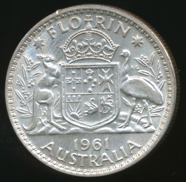 1961 Florin  coin collectible - Main Image 2