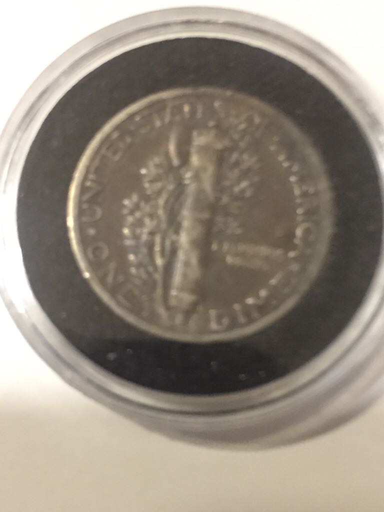 1945 D Mercury Dime  coin collectible - Main Image 2