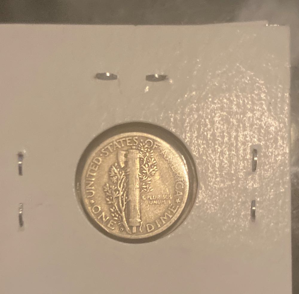 1945 D Mercury Dime  coin collectible - Main Image 4