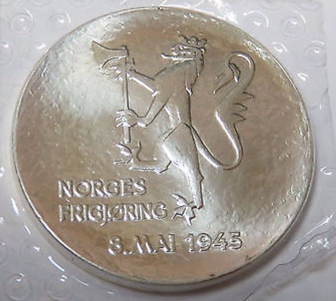 Norway 200 Kroner Liberation Akershus   coin collectible - Main Image 2