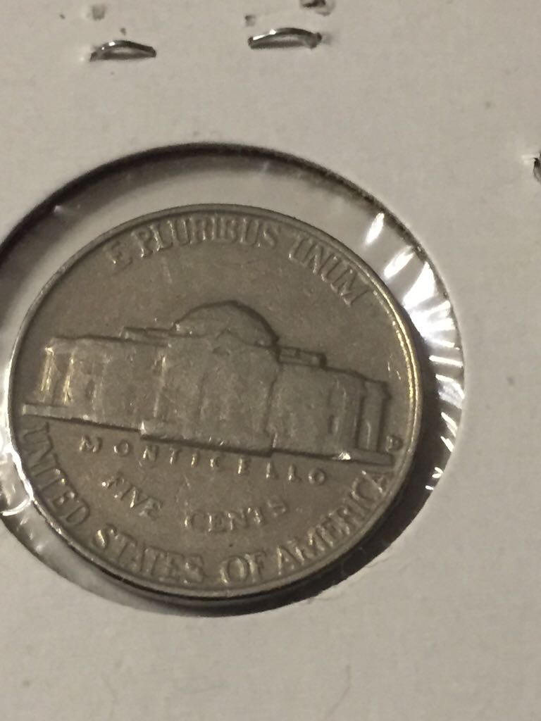 1954 D Jefferson Nickel  coin collectible - Main Image 2