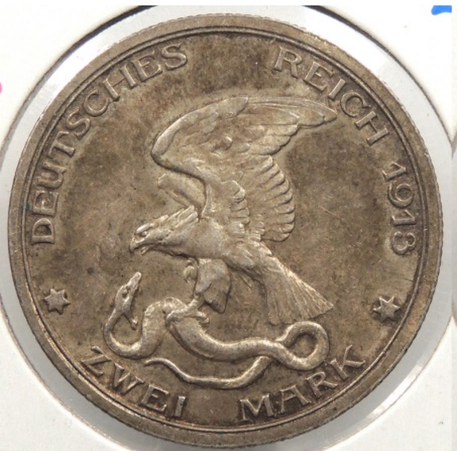 German States Prussia 2 Marks  coin collectible - Main Image 2
