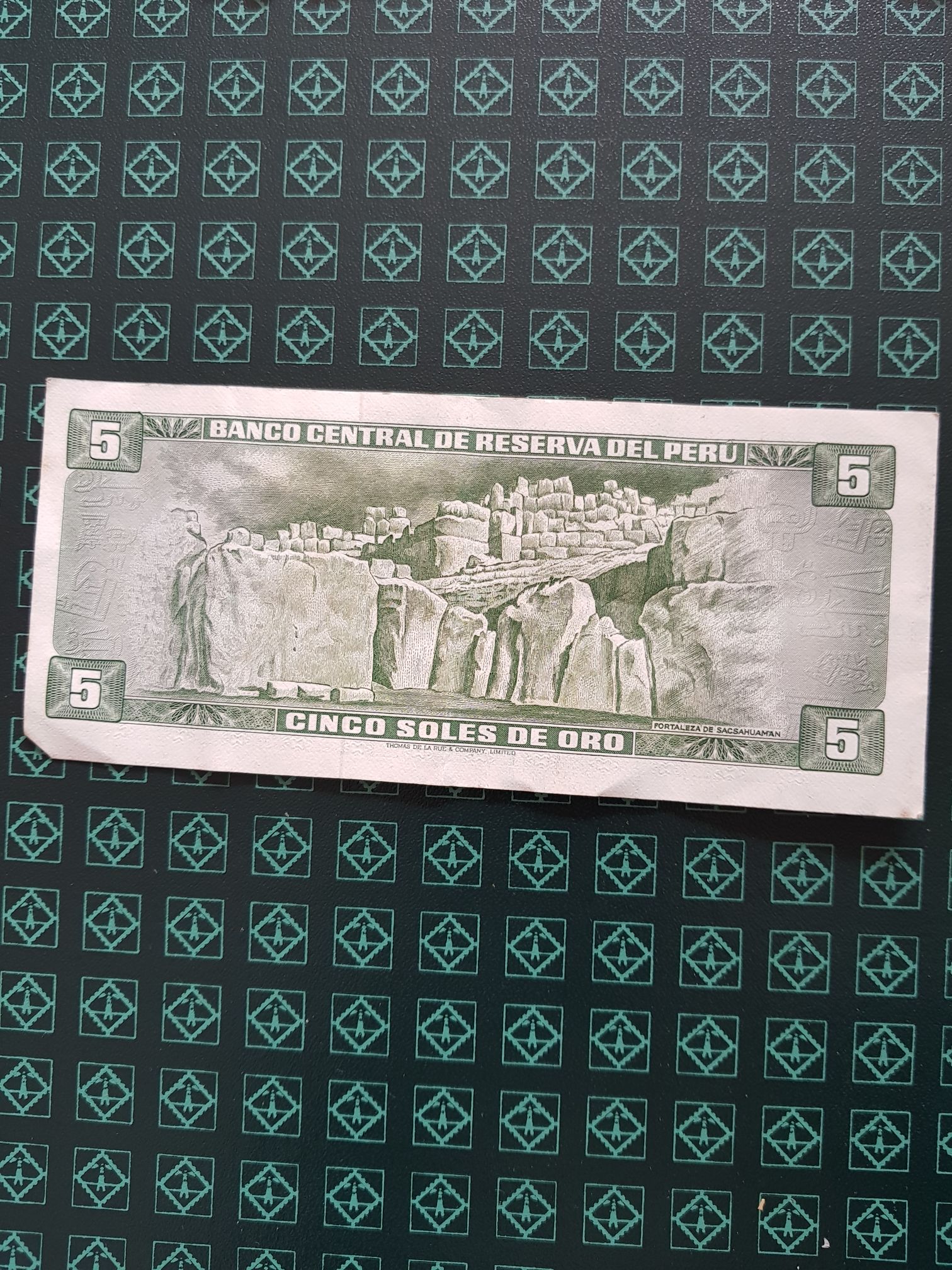 5 Soles De Oro  coin collectible - Main Image 2