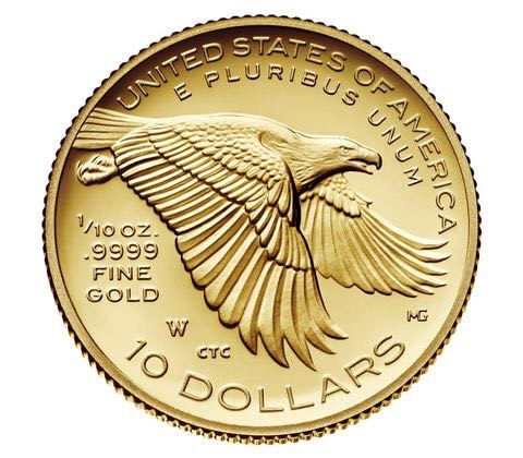 American Liberty $10  coin collectible - Main Image 2