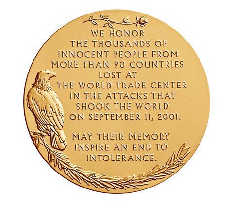 US Fallen Heroes Of New York Medal  coin collectible - Main Image 2