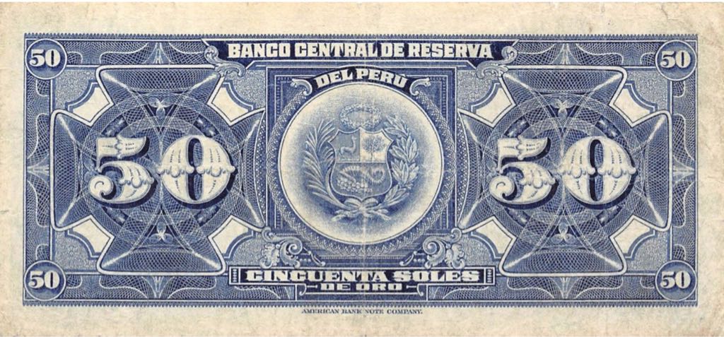 Cincuenta Soles De Oro  coin collectible - Main Image 2