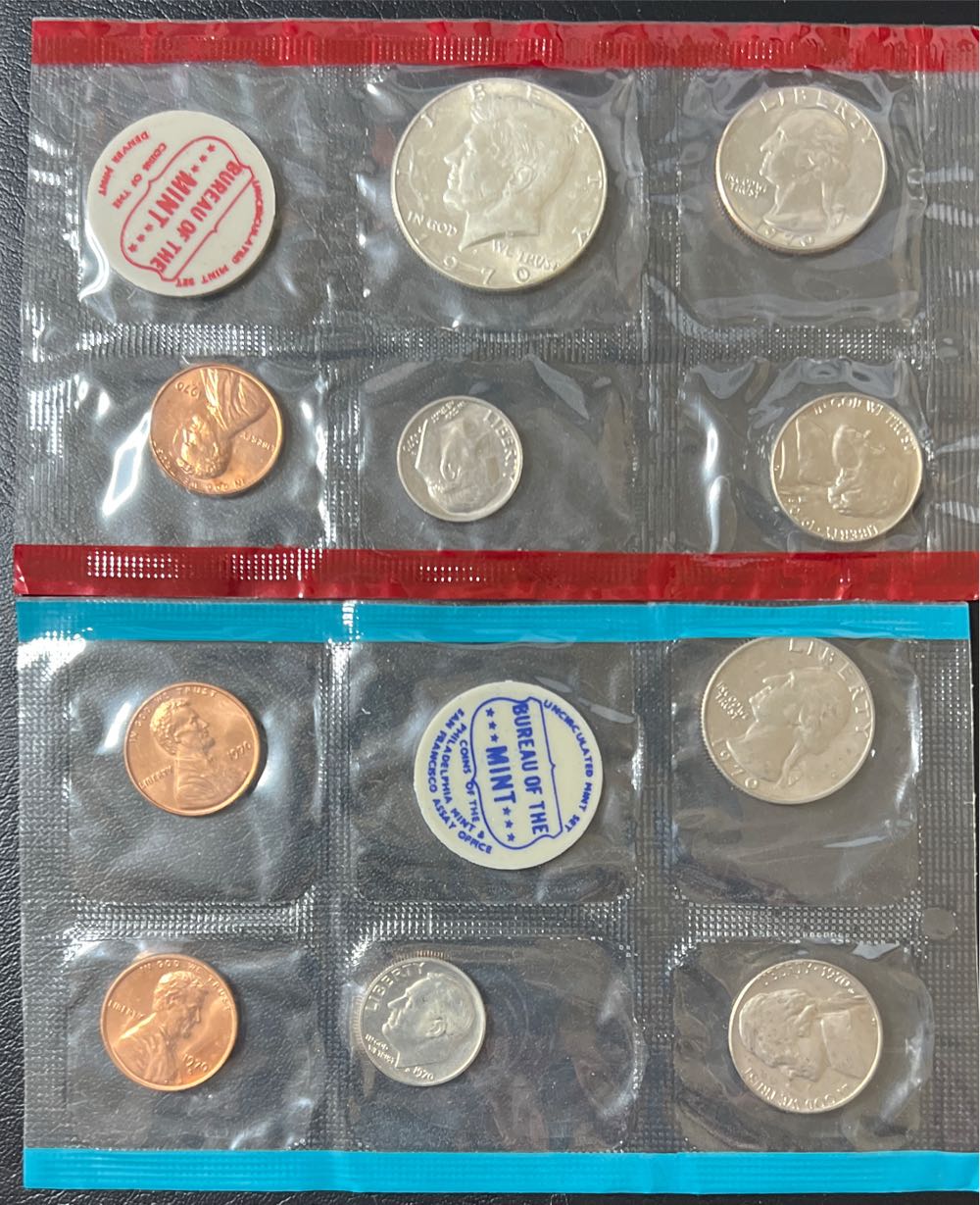 1970 United States Uncirculated Mint Set  coin collectible - Main Image 2