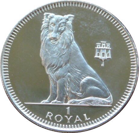 Alyssa -1995 Elizabeth II Gibraltar Collie Dog  coin collectible - Main Image 1