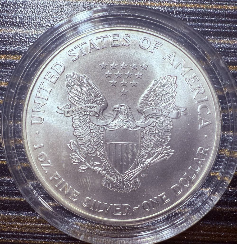 American Eagle 2000 (P) US Mint American Eagle 1oz Colorized Silver Dollar  coin collectible - Main Image 2