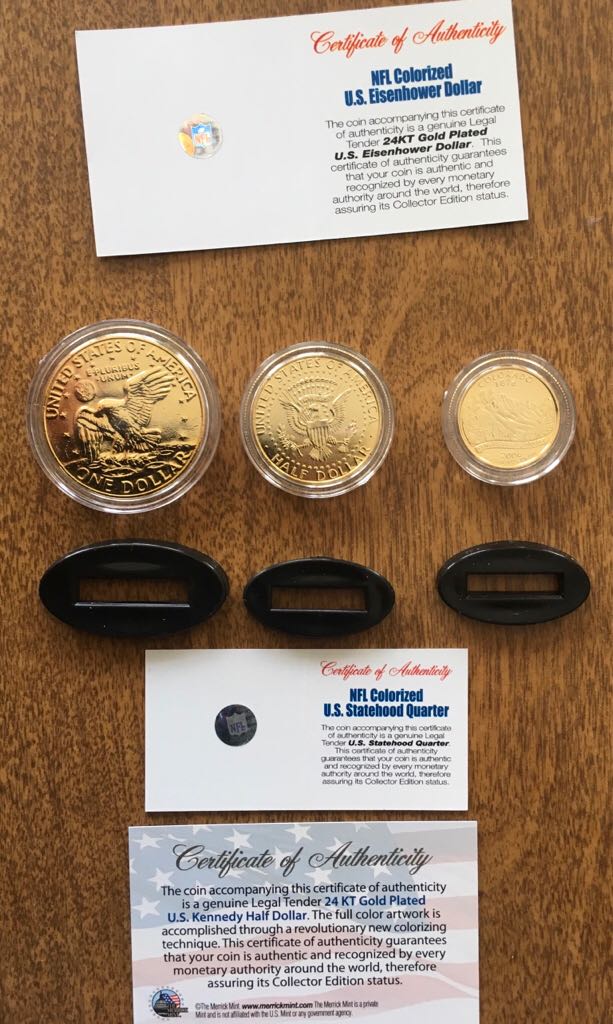 Various Sports - Superbowl Denver Broncos Coin Set  coin collectible - Main Image 2