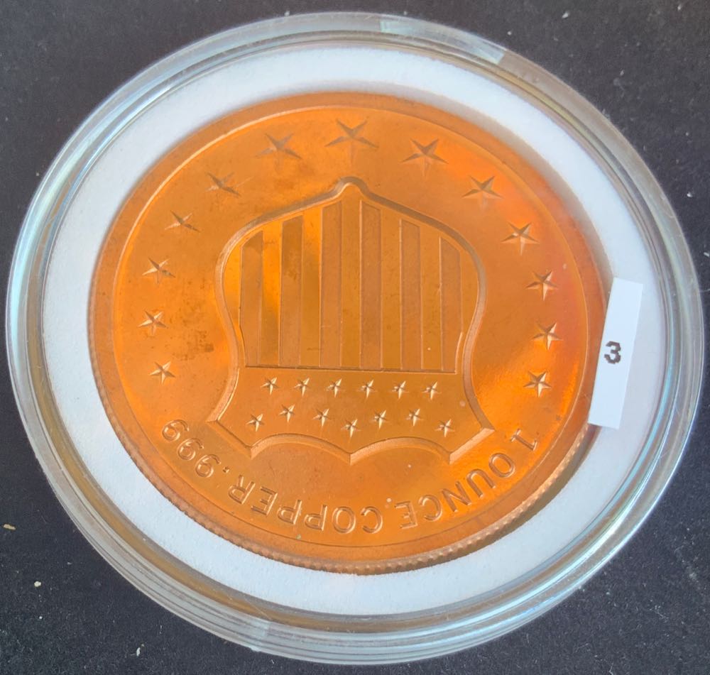 Commemorative - Copper Bald Eagle  coin collectible - Main Image 3