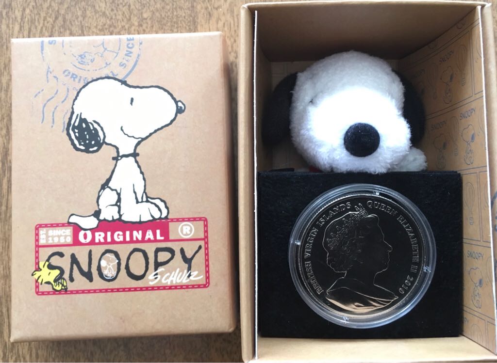 Various Coins - Colorized Dollar 60th Annivery Of Peanut “Snoopy Woodstock”  coin collectible - Main Image 2