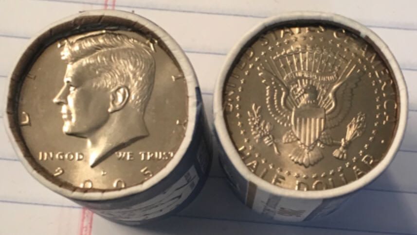 Rolls - 2005 Kennedy Half Dollars  coin collectible - Main Image 2