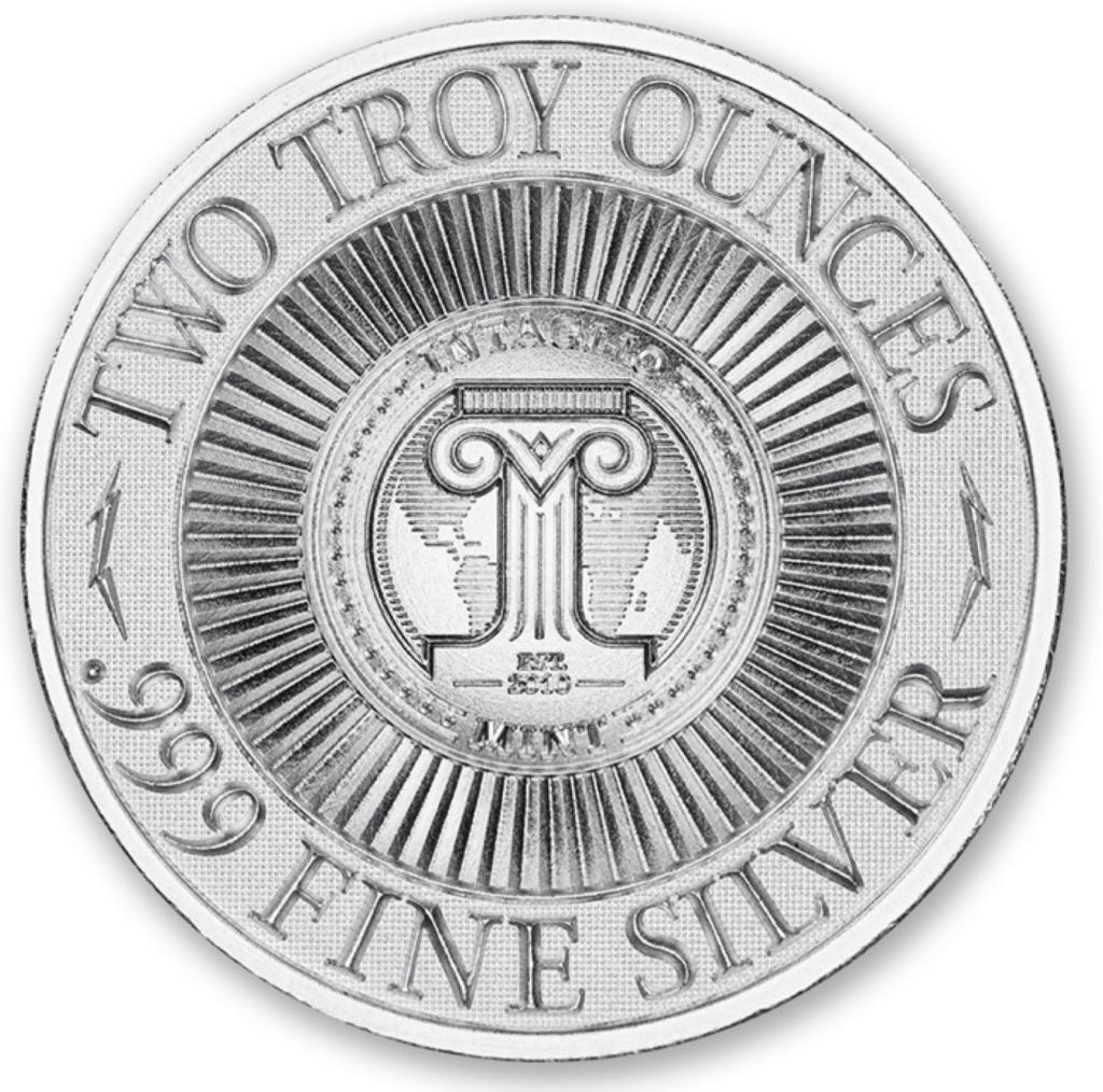 All Hail The Silver Bug - Macrodontia Cervicornis ( Giant Staghorn Beetle)  coin collectible - Main Image 2