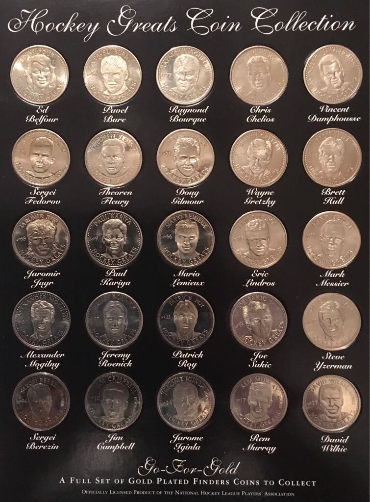 Various Sports - Hockey Greats 1996-97 Limited Edition Coin Collection  coin collectible - Main Image 2