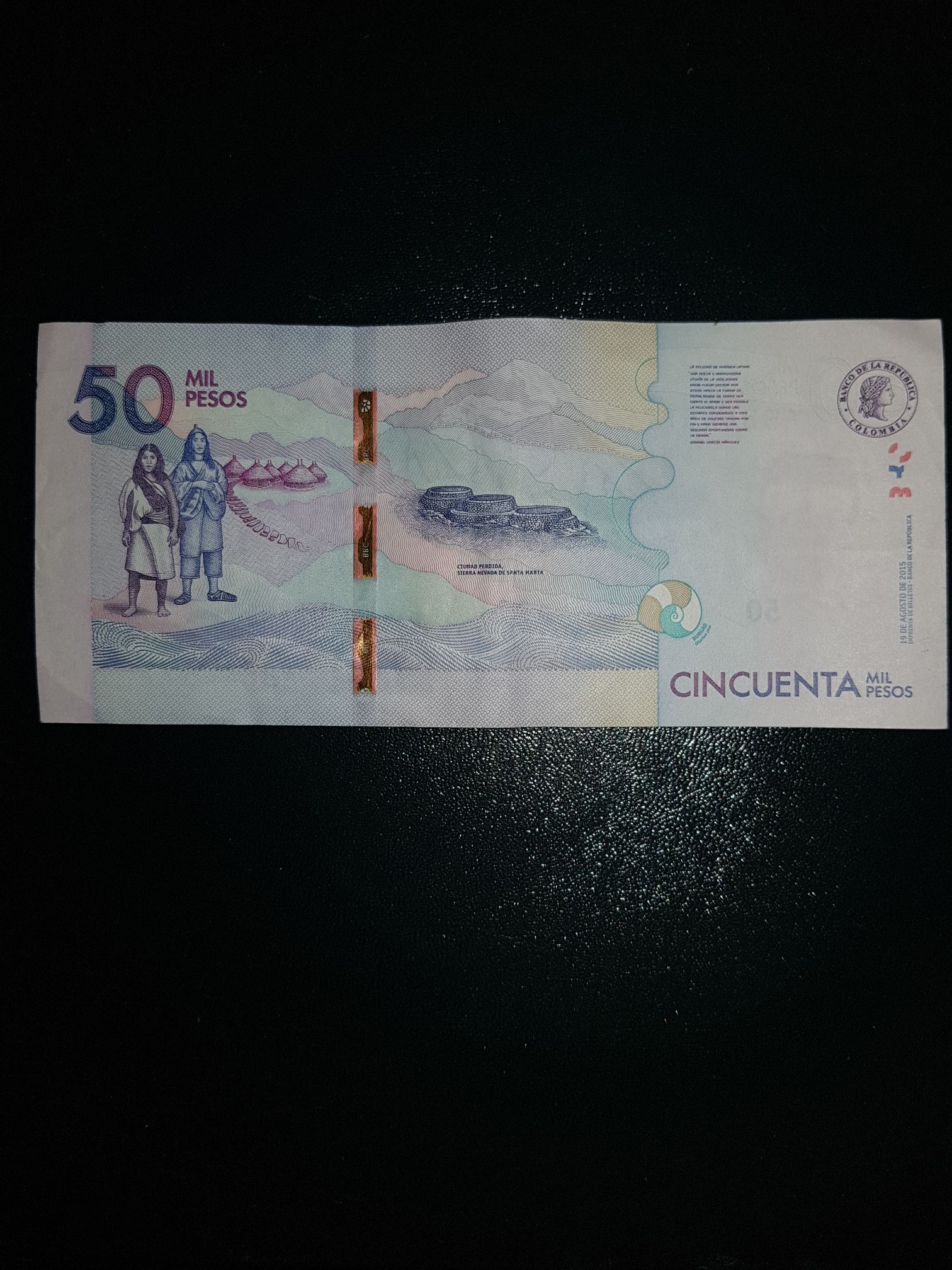 50 Mil Pesos  coin collectible - Main Image 2