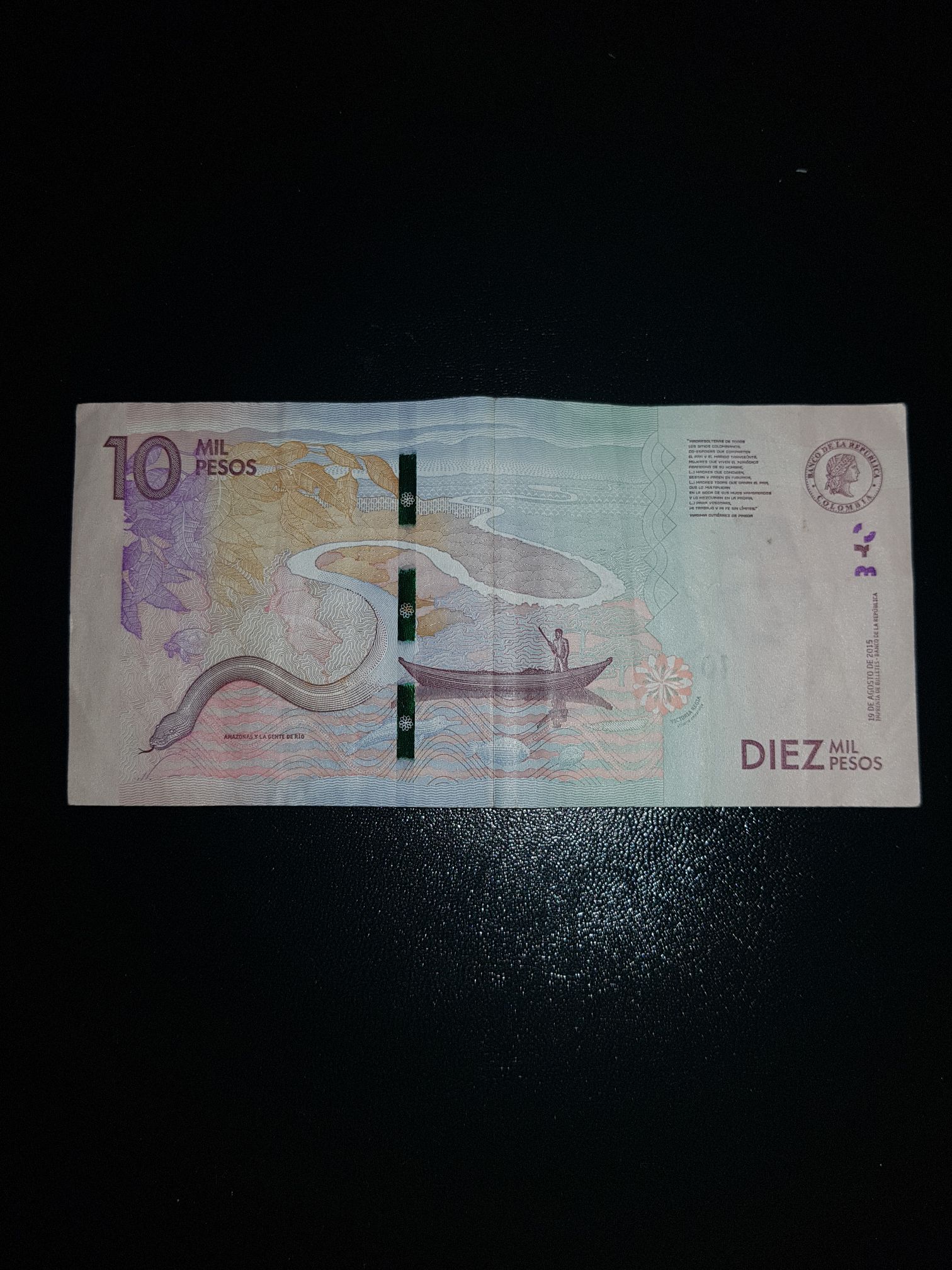 10 Mil Pesos  coin collectible - Main Image 2