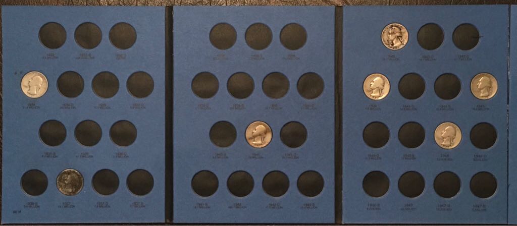Coin Book 25 - 1932-1947 Quarters Washington Collection  coin collectible - Main Image 2