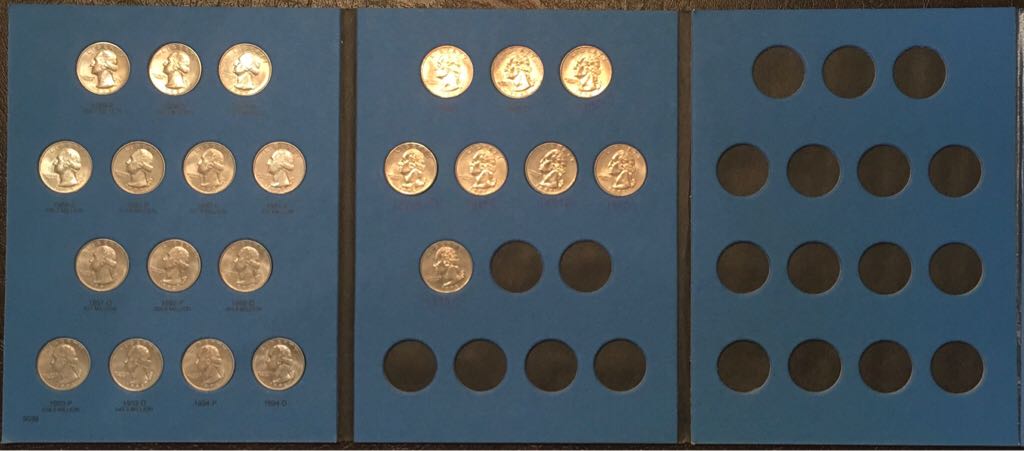 Coin Book 25 - 1988-1998 Quarters Washington Collection  coin collectible - Main Image 2