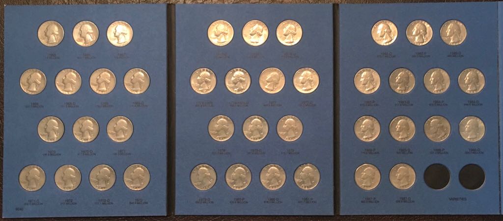 Coin Book 25 - 1965-1987 Quarters Washington Collection  coin collectible - Main Image 2