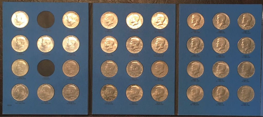 Coin Book 50 - Half Dollars - 1964-1985 Kennedy Collection  coin collectible - Main Image 2