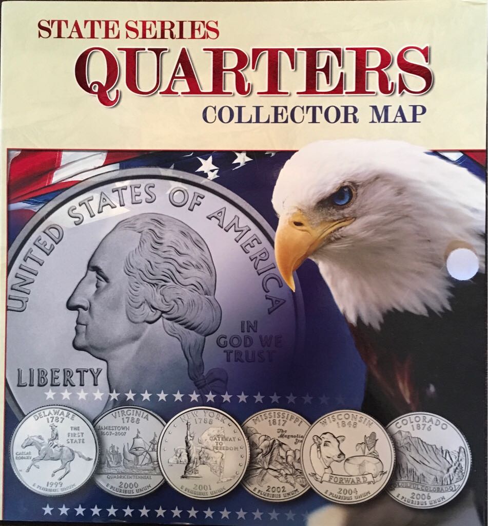 Coin Book 25 - Quarters - State Collectors Map (Angelas)  coin collectible - Main Image 2