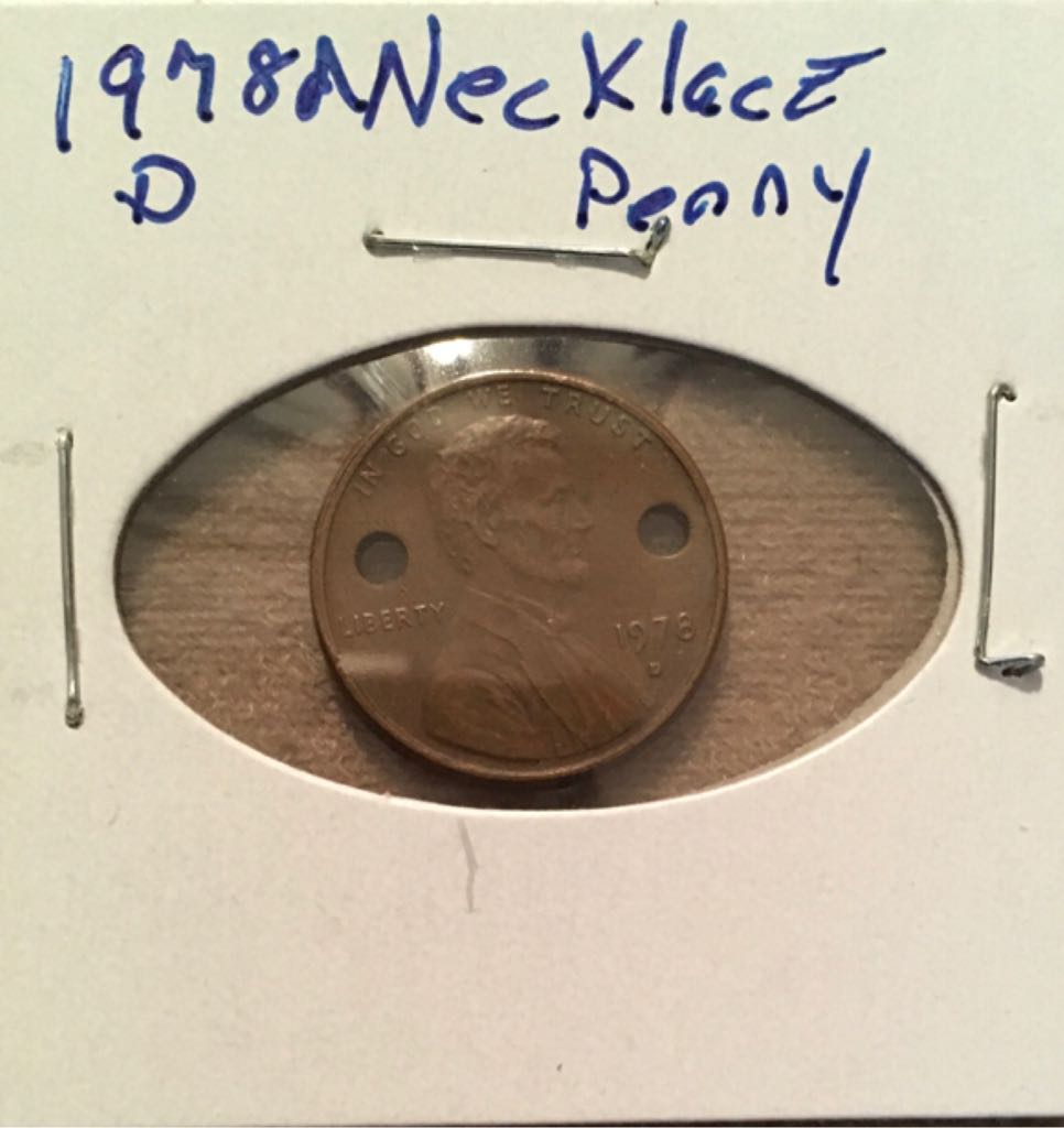 (BCs) Pendant - 1978d Lincoln Penny Pendant  coin collectible - Main Image 1