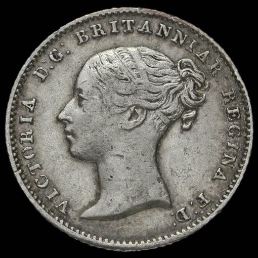 1842 Queen Victoria Fourpence  coin collectible - Main Image 2
