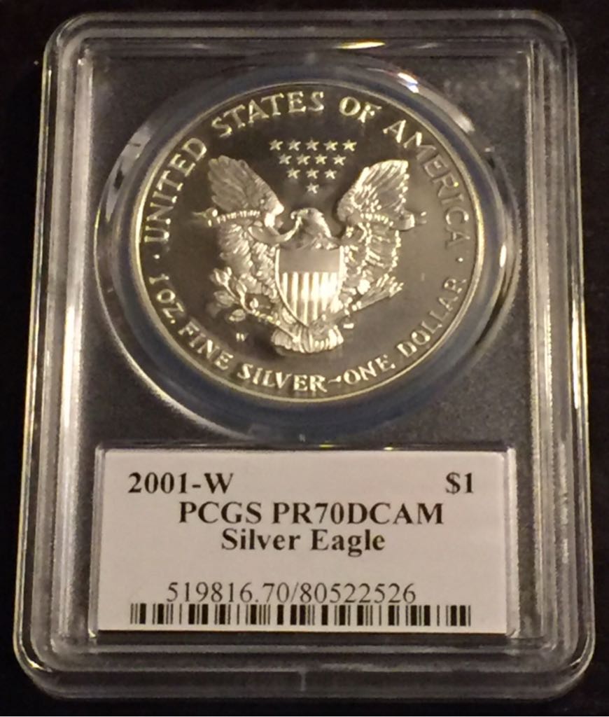 2001 W American Eagle  coin collectible - Main Image 2