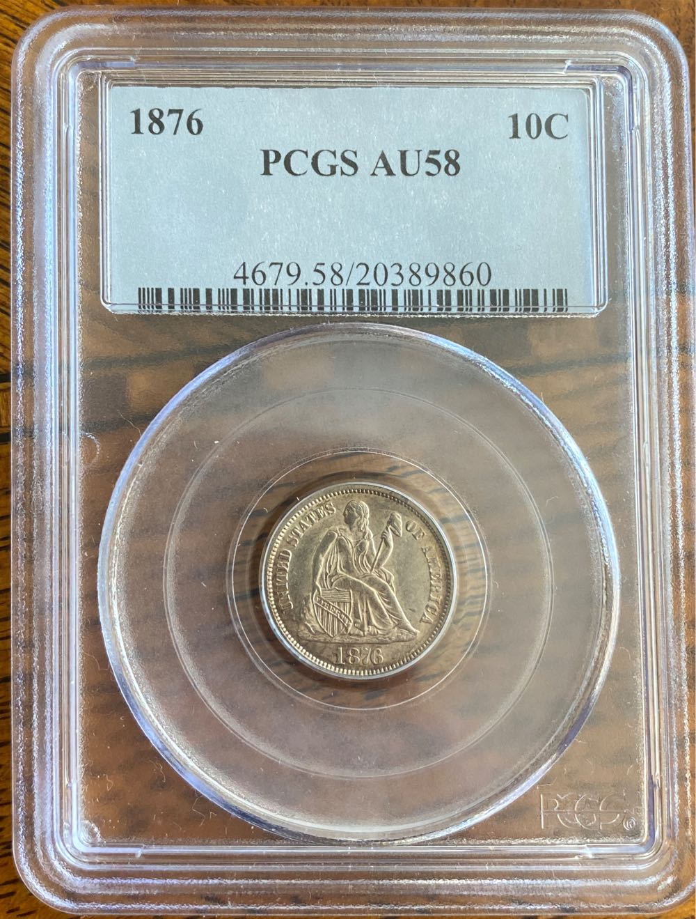 Seated Liberty Dime  coin collectible - Main Image 3