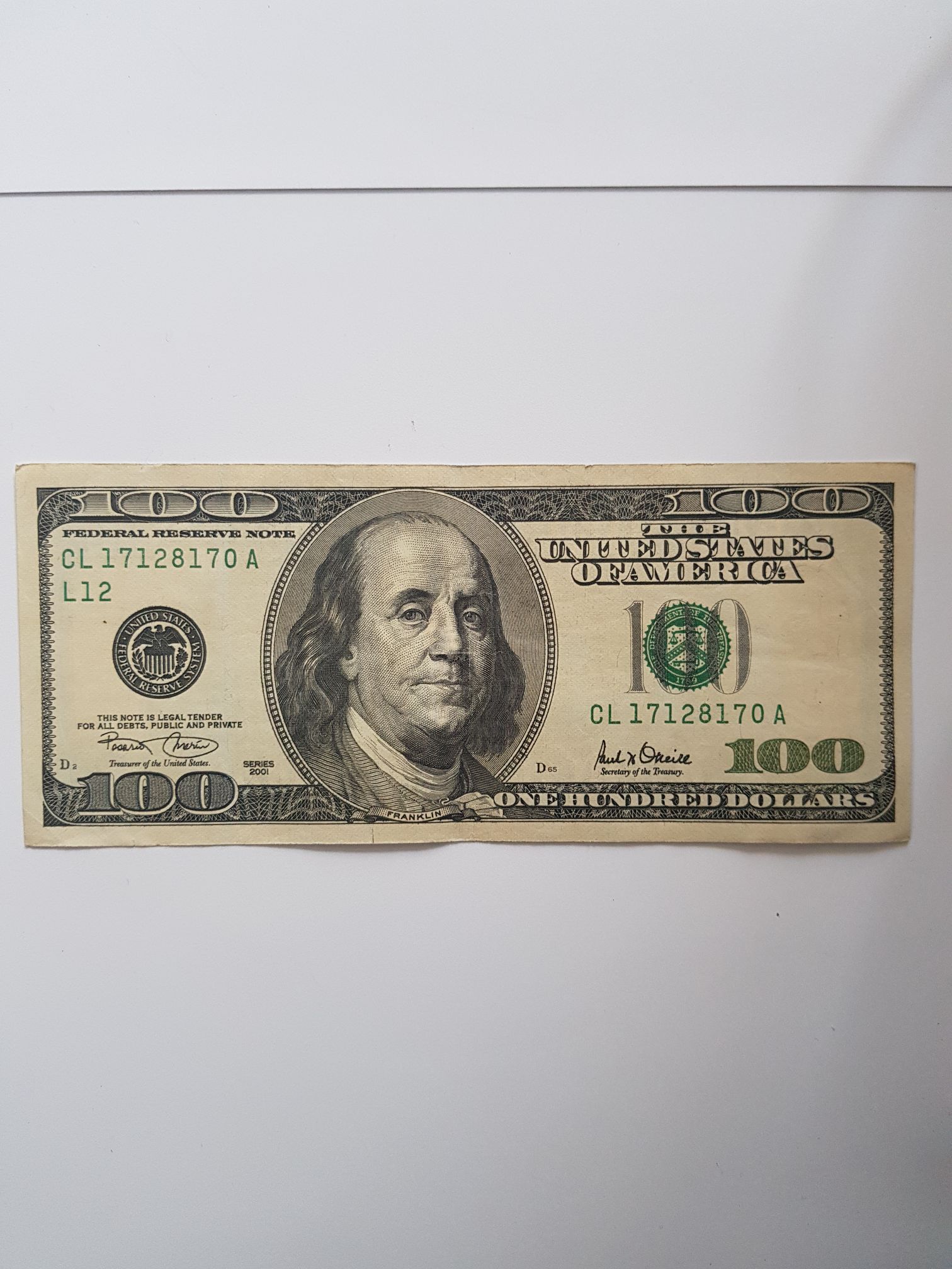 One Hundred Dollars  coin collectible - Main Image 1