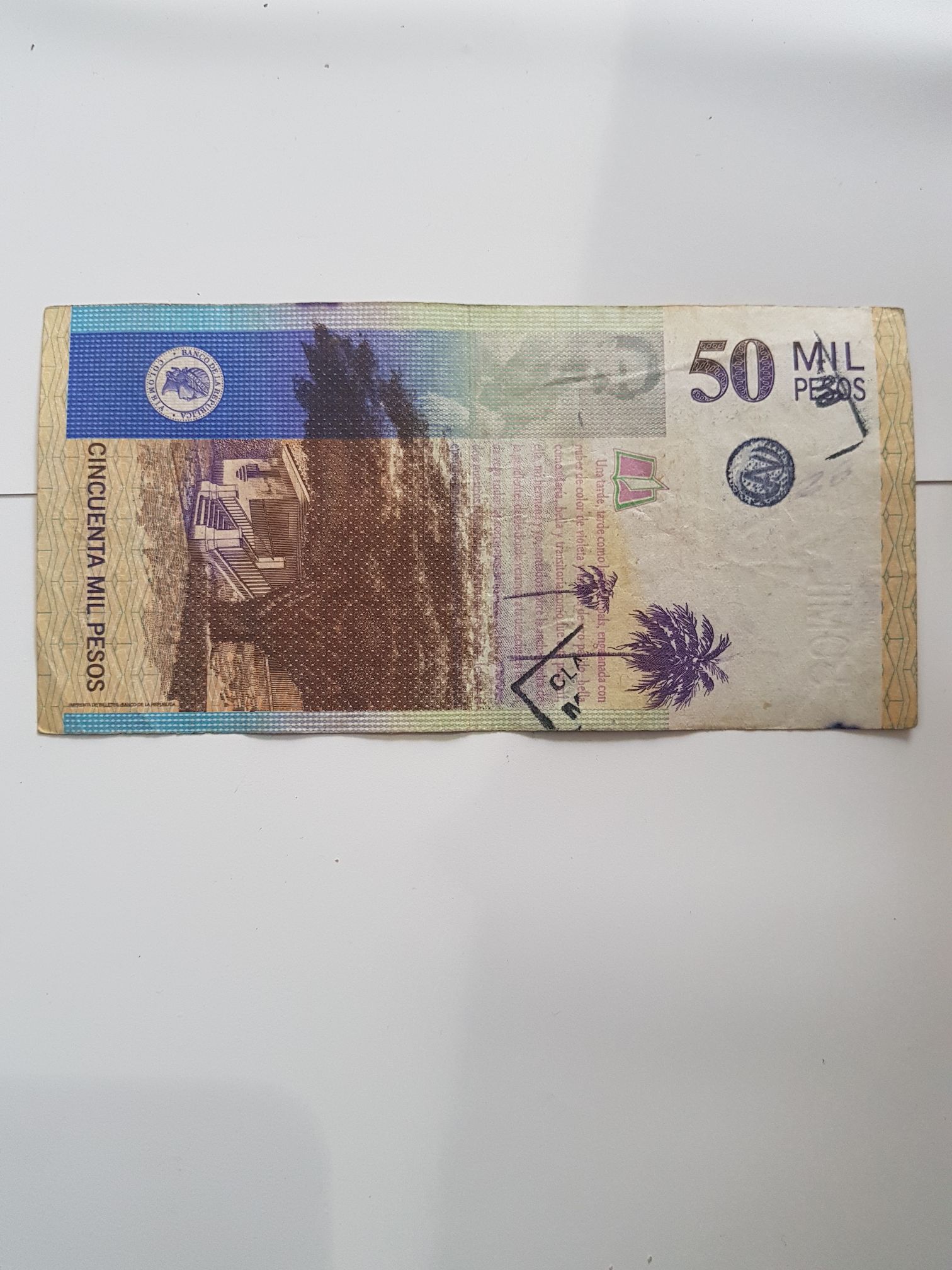 50 Mil Pesos  coin collectible - Main Image 2