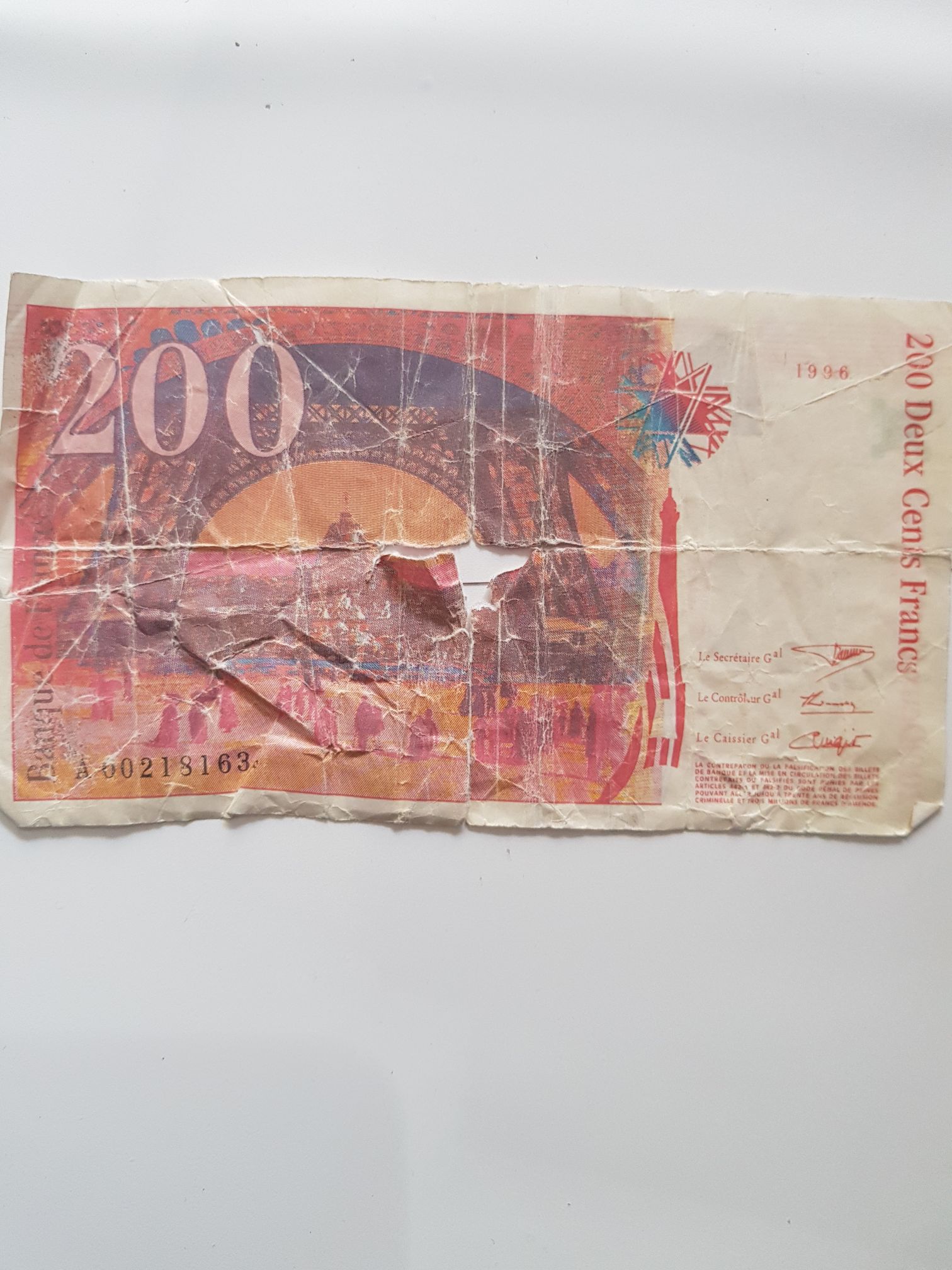 200 Deux Cents Francs  coin collectible - Main Image 2