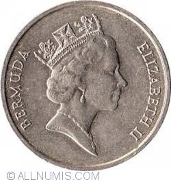 Foreign - Bermuda Elizabeth II Five Cents  coin collectible - Main Image 2