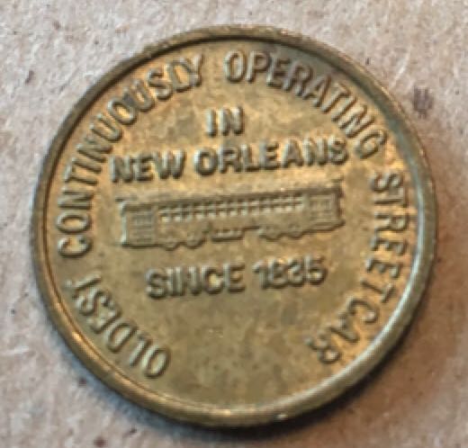 Various Coins - New Orleans Regional Transit Authority Bus Streetcar Trolley Token  coin collectible - Main Image 2