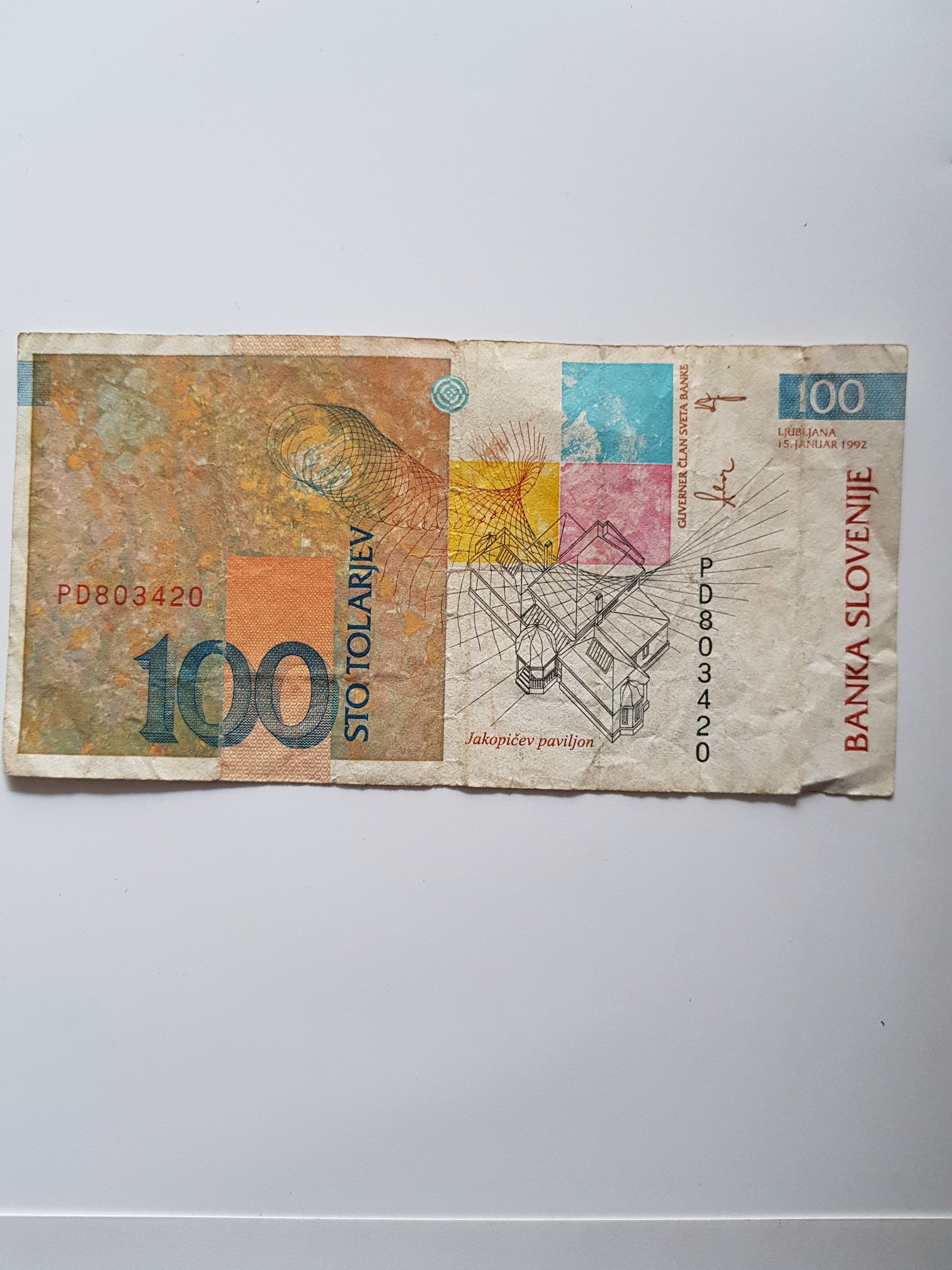 100 Tolarjev  coin collectible - Main Image 2