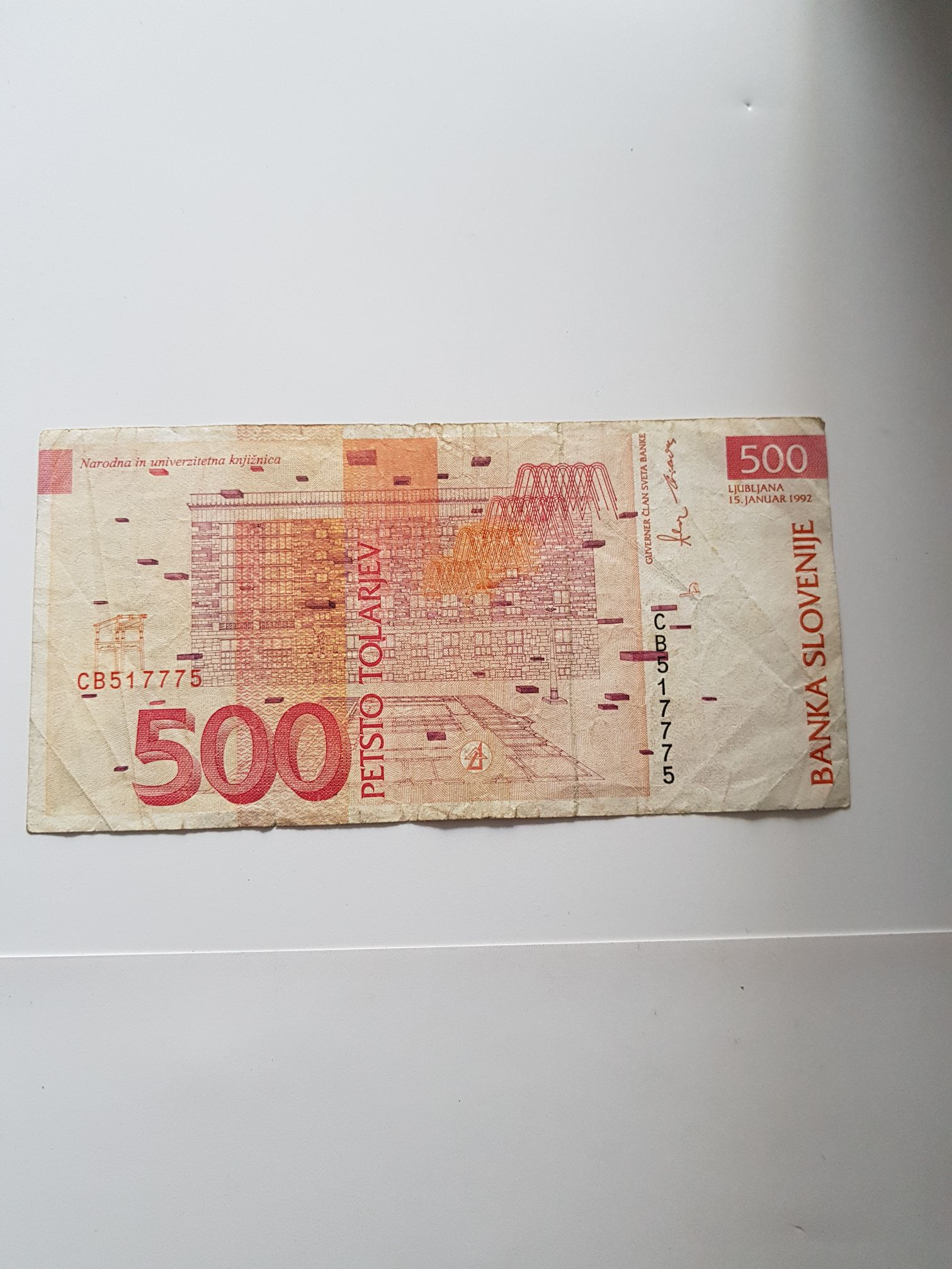 500 Tolarjev  coin collectible - Main Image 2