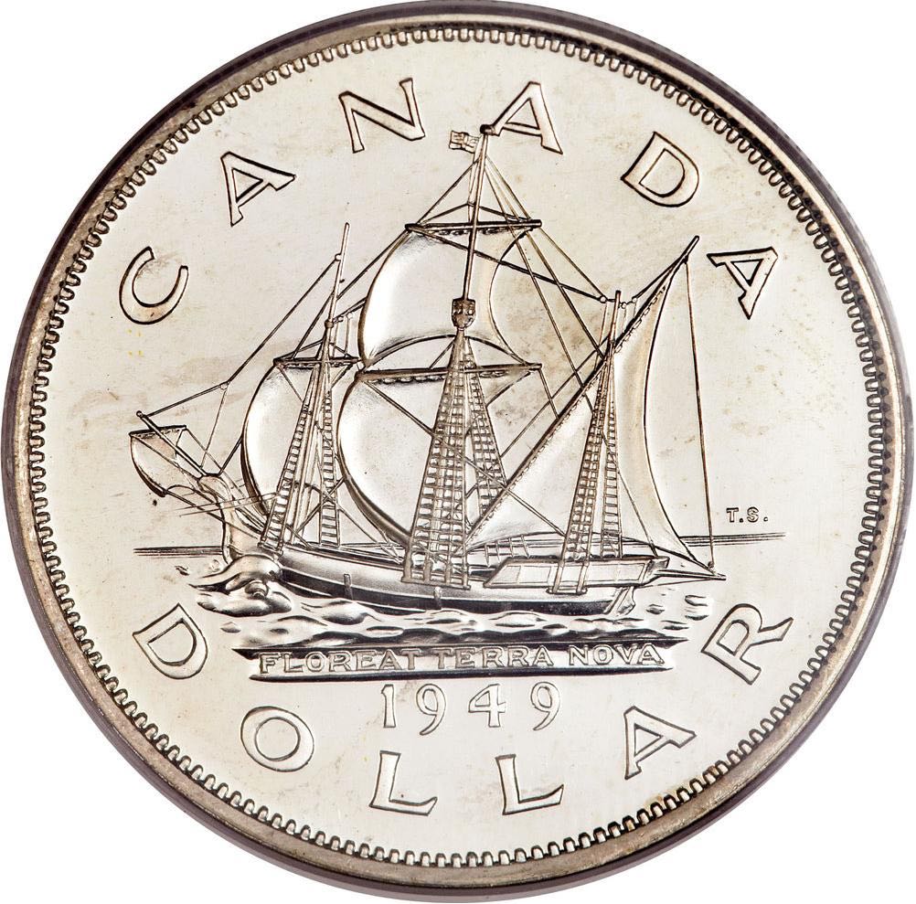 Canada Silver Dollar Accession Of Newfoundland To Canada coin collectible - Main Image 1