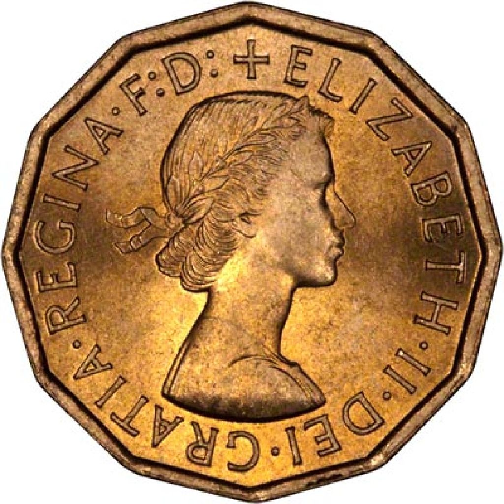 3 Pence  coin collectible - Main Image 2