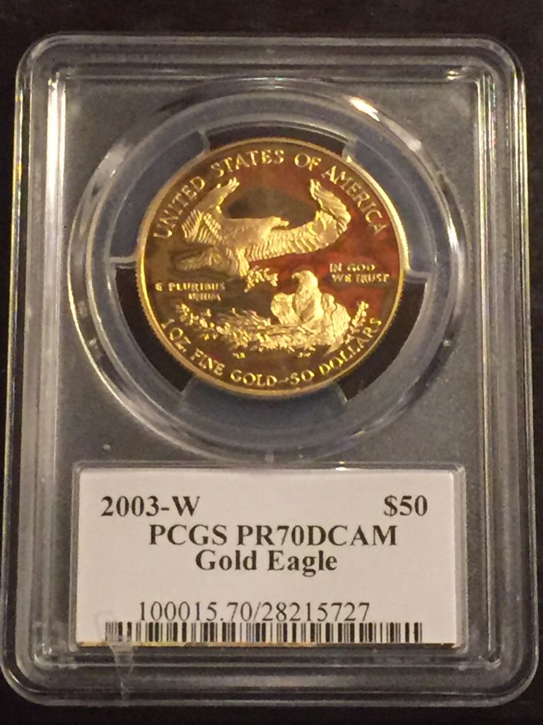 2003 W Gold Eagle  coin collectible - Main Image 2