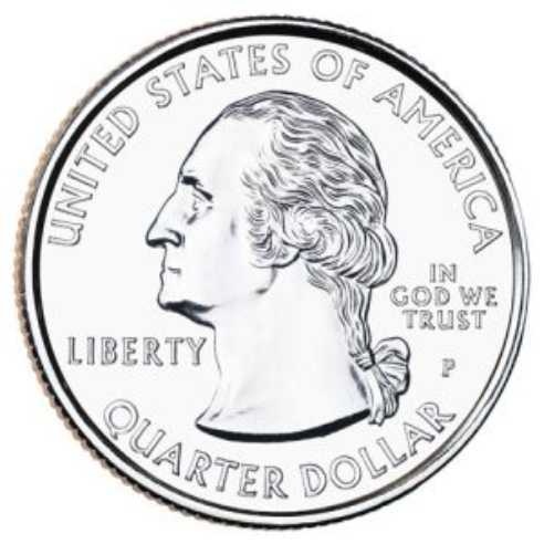 2000 Virgina Quarter  coin collectible - Main Image 2